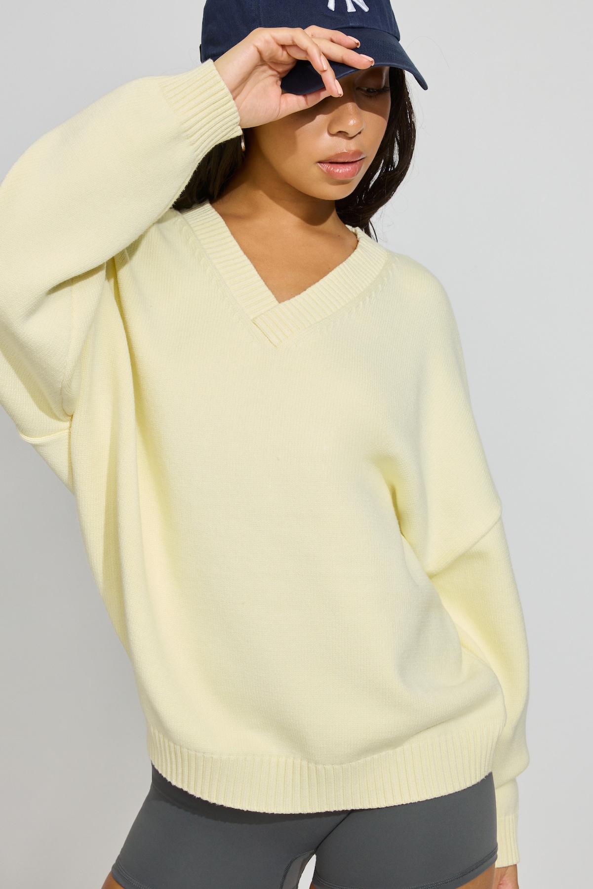 V-Neck Oversized Sweater